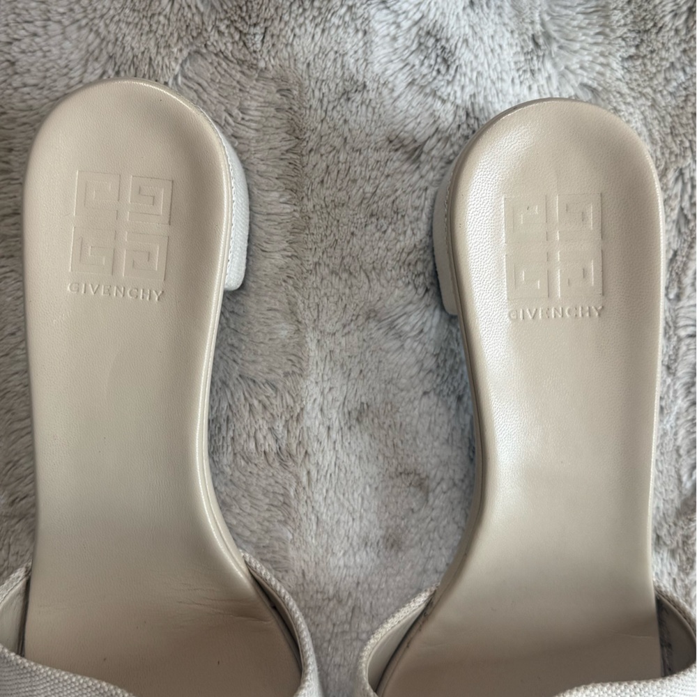 GIVENCHY 4g Slide Sandal In Beigeblack 41.5 - Picture 11 of 13